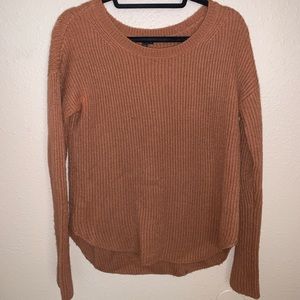 Burnt orange sweater